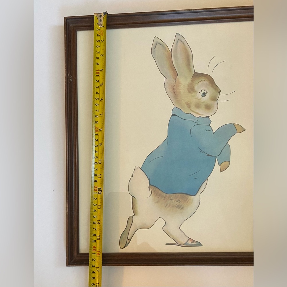 Vintage Framed Peter Rabbit Print - Picture 3 of 5
